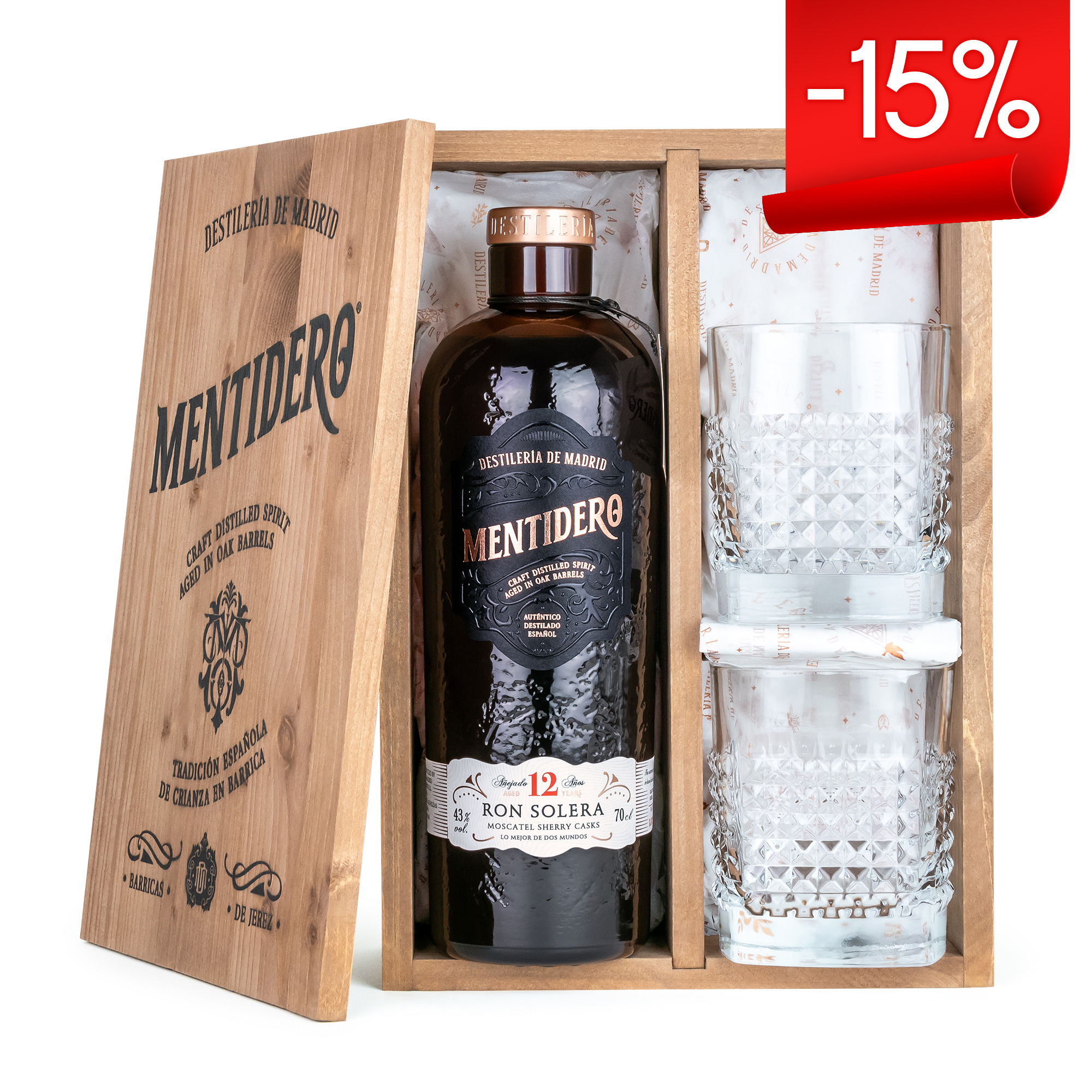 Rum Mentidero Solera confezione regalo